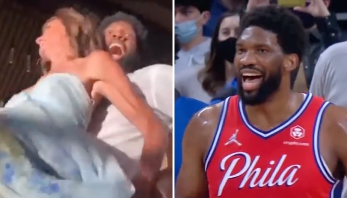 Joel Embiid a mis le feu à un mariage juif ce weekend