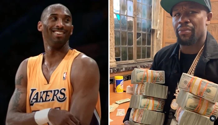 Kobe Bryant aurait pu gagner 1 million face à Mayweather