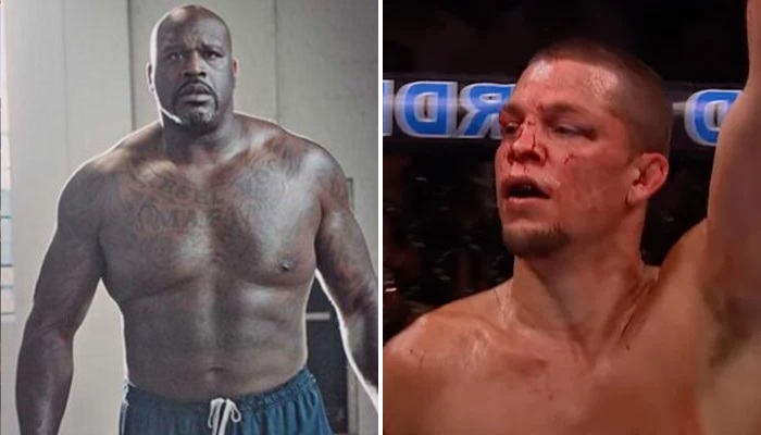 NBA Shaq fait passer Nate Diaz pour un minus