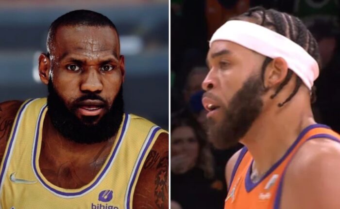 JaVale McGee et LeBron James