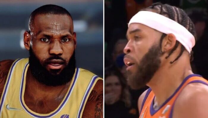 JaVale McGee et LeBron James