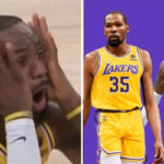 NBA – Le « trade juste » proposé pour ramener KD et Kyrie aux Lakers !