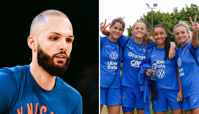 Le joueur NBA français des New York Knicks, Evan Fournier, s'est fendu d'un tweet viral durant la demi-finale de l'Euro de foot féminin opposant l'équipe de France à l'Allemagne