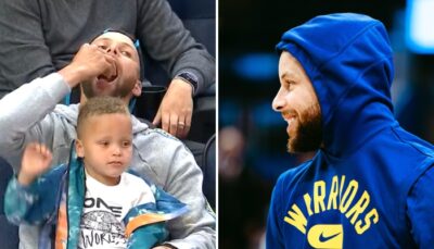 NBA – Dans les gradins, Steph Curry fait le buzz au match des Warriors !