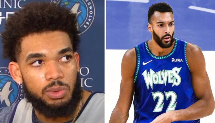 Karl-Anthony Towns et Rudy Gobert