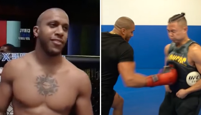 Le combattant UFC français Ciryl Gane a asséné une violente droite à un YouTuber américain bien trop léger pour lui