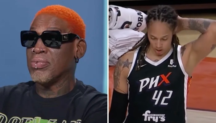 NBA Dennis Rodman cashs ur le cas Brittney Griner