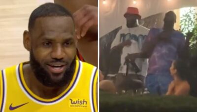 NBA – Les images folles de LeBron et Draymond, dansant ivres en terrasse !