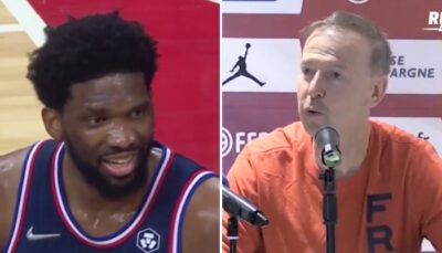 NBA/EDF – Joel Embiid en Bleu, Vincent Collet ultra-cash !