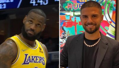 NBA – La photo choquante de LeBron avec Lorenzo Insigne (1.63m) !