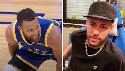 NBA – L’énorme hommage de Neymar à Steph Curry en plein match !