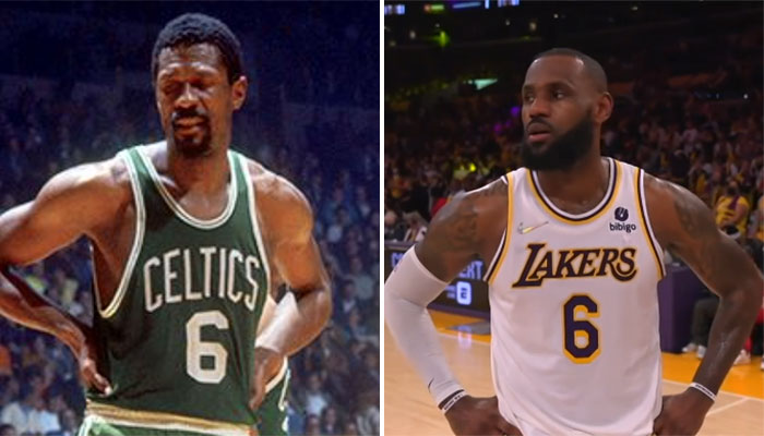 Le numéro 6 de Bill Russell sur tous les maillots NBA • Basket USA