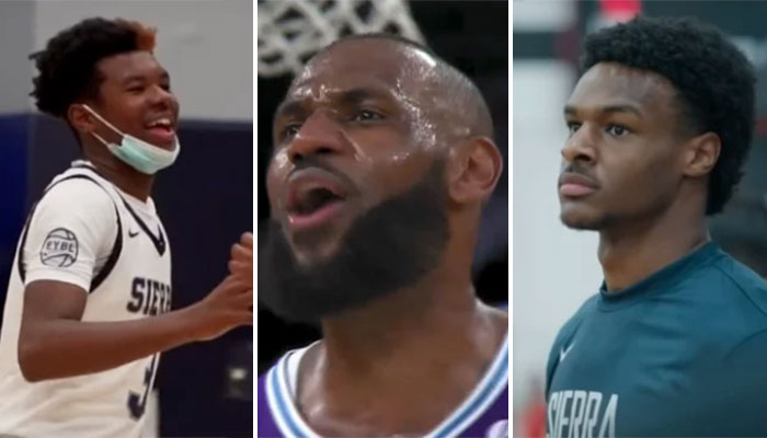 LeBron, Bryce et Bronny débarquent chez les Lakers et font le buzz !