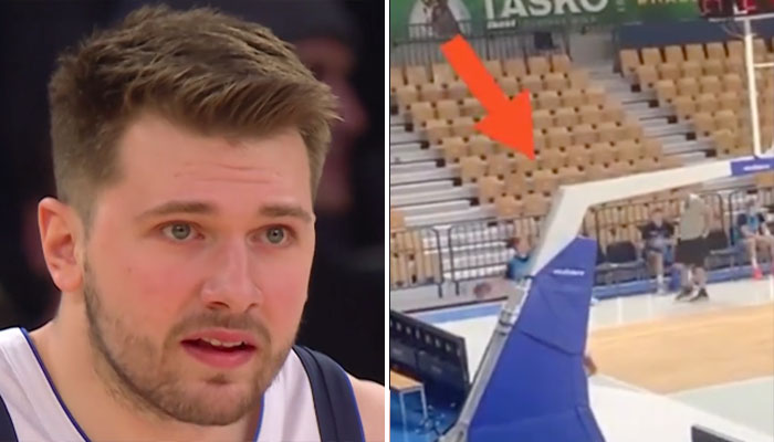 En furie, Luka Doncic cale un panier du futur en toute tranquillité !