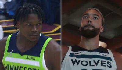 NBA – Après le carnage d’Anthony Edwards, Rudy Gobert se prend une violente balle perdue !