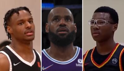 NBA/HS – Bronny et Bryce jouent ensemble pour la 1ère fois, LeBron incontrôlable !