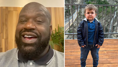 NBA – La photo virale de Shaq (2m16) avec « Mini Khabib », atteint de nanisme !