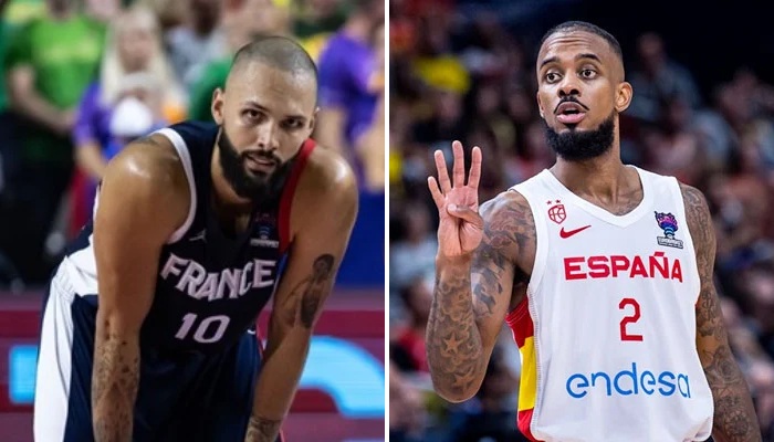 FIBA Evan Fournier et Lorenzo Brown