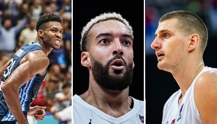 FIBA Gobert, Giannis et Nikola Jokic