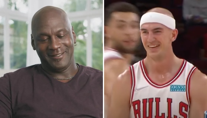 Alex Caruso a pris la pose dans la peau de Michael Jordan à Paris