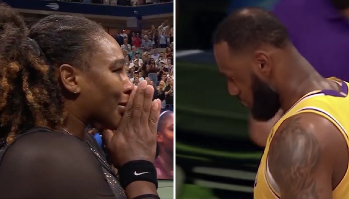 Serena Williams a reçu un message de Lebron James après sa défaite à l'US Open