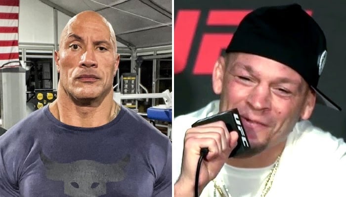 Nate Diaz a encore provoqué The Rock