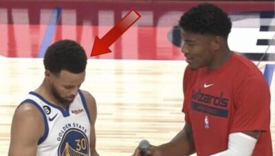 NBA – Le cadeau improbable de Rui Hachimura à Steph Curry avant le match !