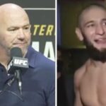 UFC – Enorme bagarre en coulisses avec Khamzat et Diaz, Dana White annule tout sous le choc !