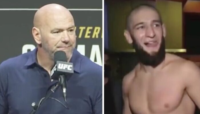 Dana White et Khamzat Chimaev