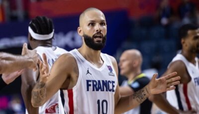 EDF – Scène surréaliste à la fin du match des Bleus, Evan Fournier sous le choc !