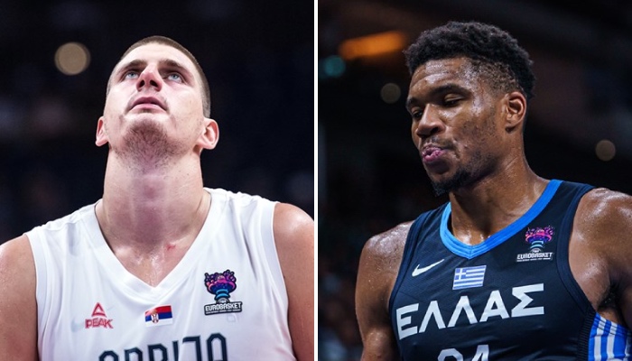 Les superstars NBA Nikola Jokic et Giannis Antetokounmpo ont été sorties prématurément de l'Eurobasket avec leurs sélections, et en font les frais sur les réseaux