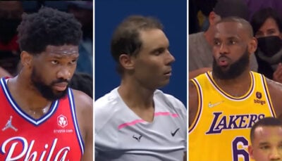 NBA – Rafael Nadal au tapis, LeBron et Embiid réagissent !