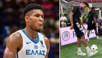 NBA – En plein Euro, Giannis fait le buzz en Champions League et régale balle au pied !