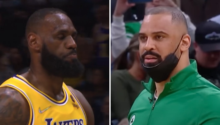 La superstar NBA des Los Angeles Lakers, LeBron James, a été accusée de tromperie par les internautes, et a dès lors été comparé au coach des Boston Celtics, Ime Udoka, actuellement englué dans un scandale d'adultère