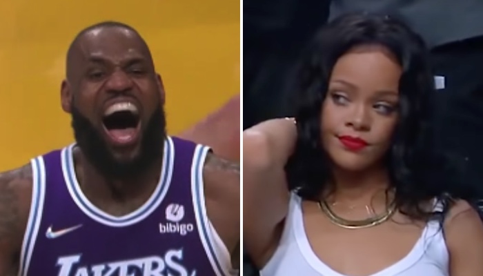 La superstar NBA des Los Angeles Lakers, LeBron James, a exulté suite à la dernière grosse update concernant Rihanna