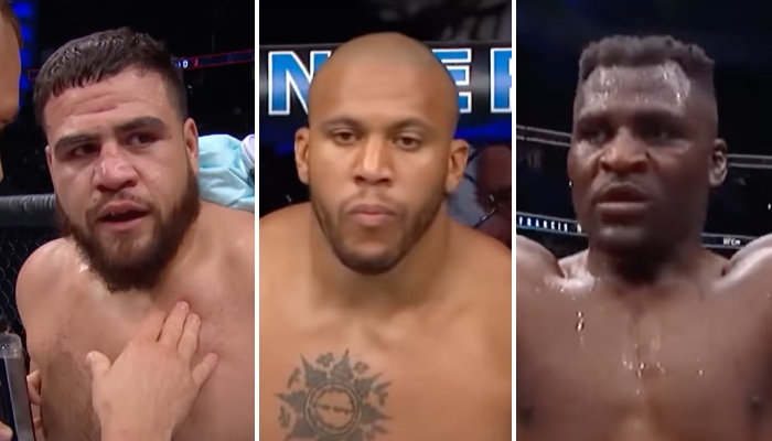 Les combattants UFC Tai Tuivasa, Ciryl Gane et Francis Ngannou font partie des tous meilleurs dans la division des poids lourds