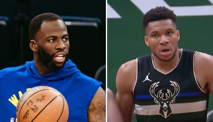 NBA Draymond Green et Giannis Antetokounmpo