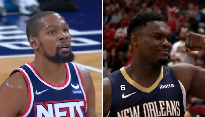 NBA Kevin Durant encense Zion Williamson