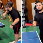 UFC – La vidéo virale de Khabib au ping-pong, qui démonte son cousin Umar !