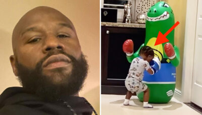 À 1 an seulement, le petit-fils de Floyd Mayweather choque déjà internet ! (vidéo)