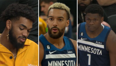 NBA – Karl-Anthony Towns cash sur son Big Three avec Edwards et Rudy Gobert : « En vrai, on a…