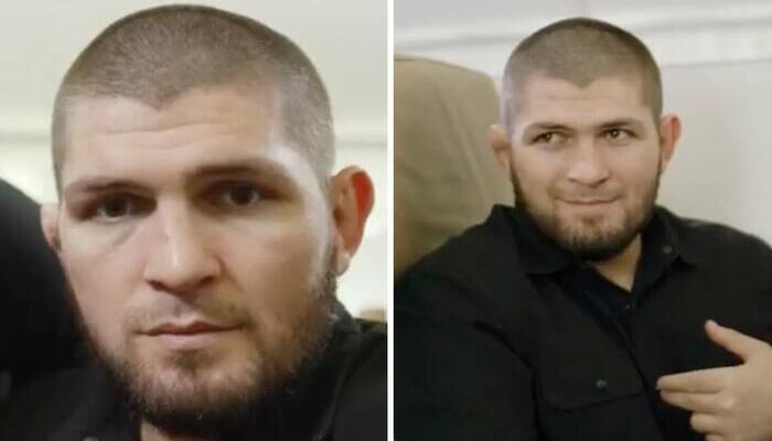 Khabib Nurmagomedov dans un avion