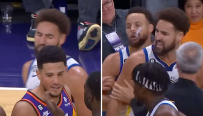 NBA – Tensions entre Warriors et Suns, Klay Thompson se fait éjecter et sort une violente punchline !