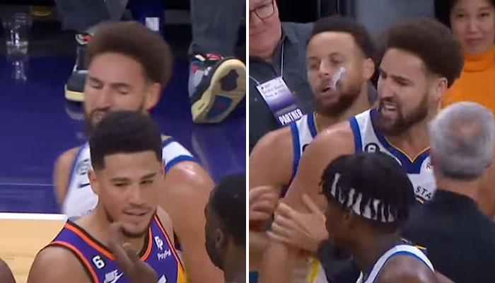 Tensions entre Warriors et Suns, Klay Thompson se fait éjecter et sort une violente punchline !