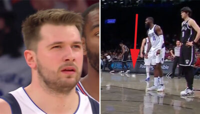 NBA – En pleine destruction des Nets, Luka Doncic visé par un fan débile