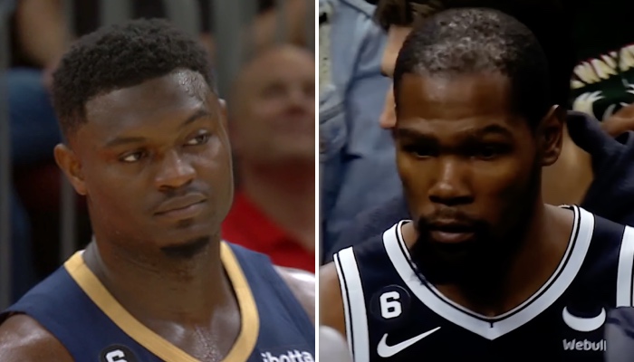 La superstar NBA des Brooklyn Nets, Kevin Durant, a livré des propos de taille au sujet de Zion Williamson avant le choc face aux New Orleans Pelicans