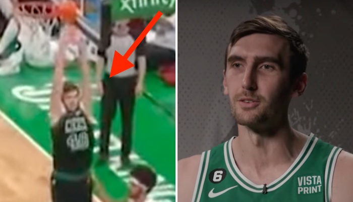 Le pivot NBA des Boston Celtics, Luke Kornet, est revenu sur sa méthode de défense aussi virale qu'inédite