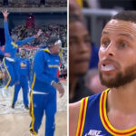 NBA – Déchaîné, Steph Curry lâche un incroyable panier dans une séquence folle !