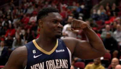 NBA – Zion Williamson dévoile son énorme tatouage, d’environ 50 centimètres !