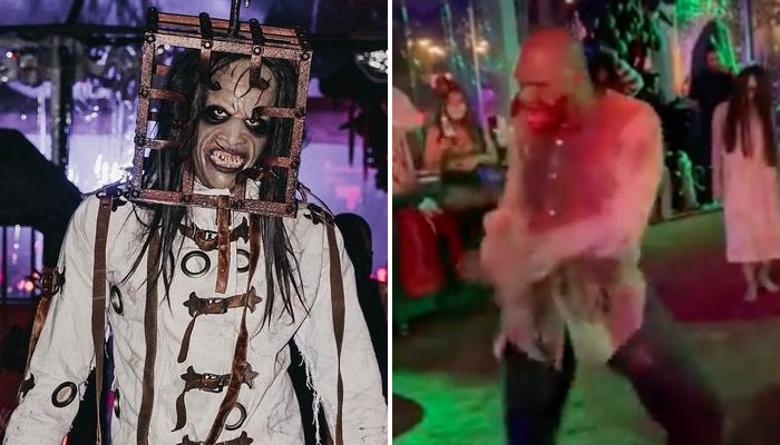 Anthony Davis et Darvin Ham à la fête d'Halloween des Lakers